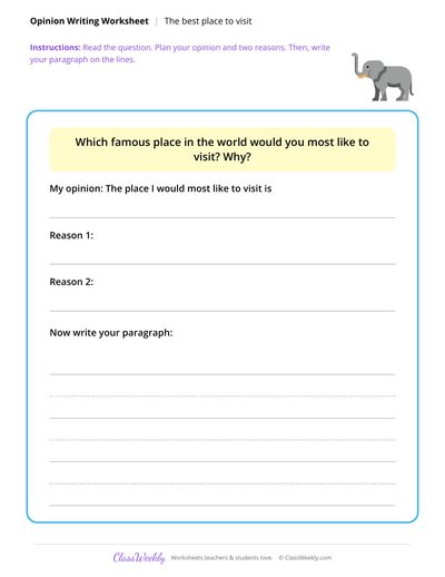 Opinion Paragraph