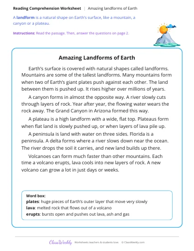 Amazing Landforms of Earth