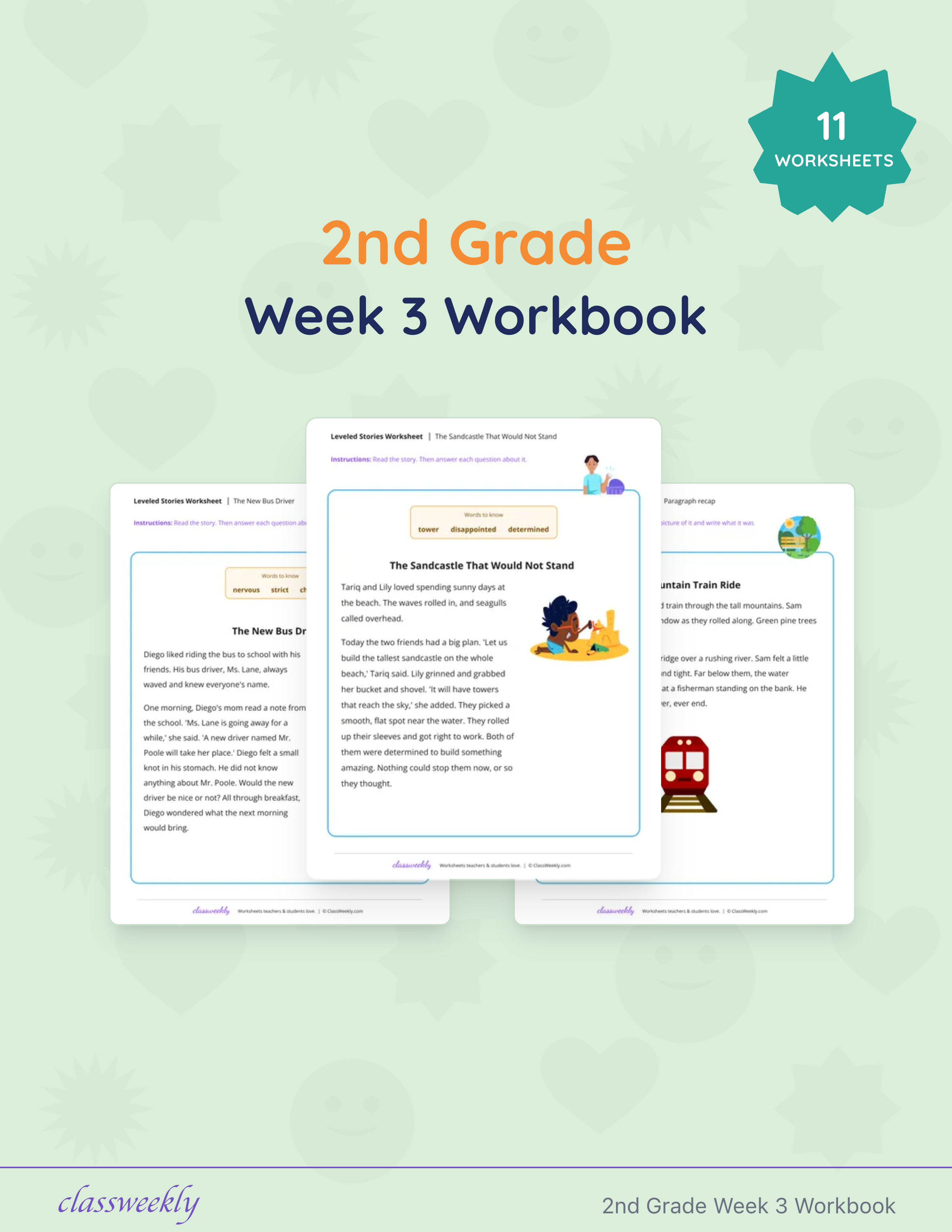 2nd Grade Week 3 Workbook cover