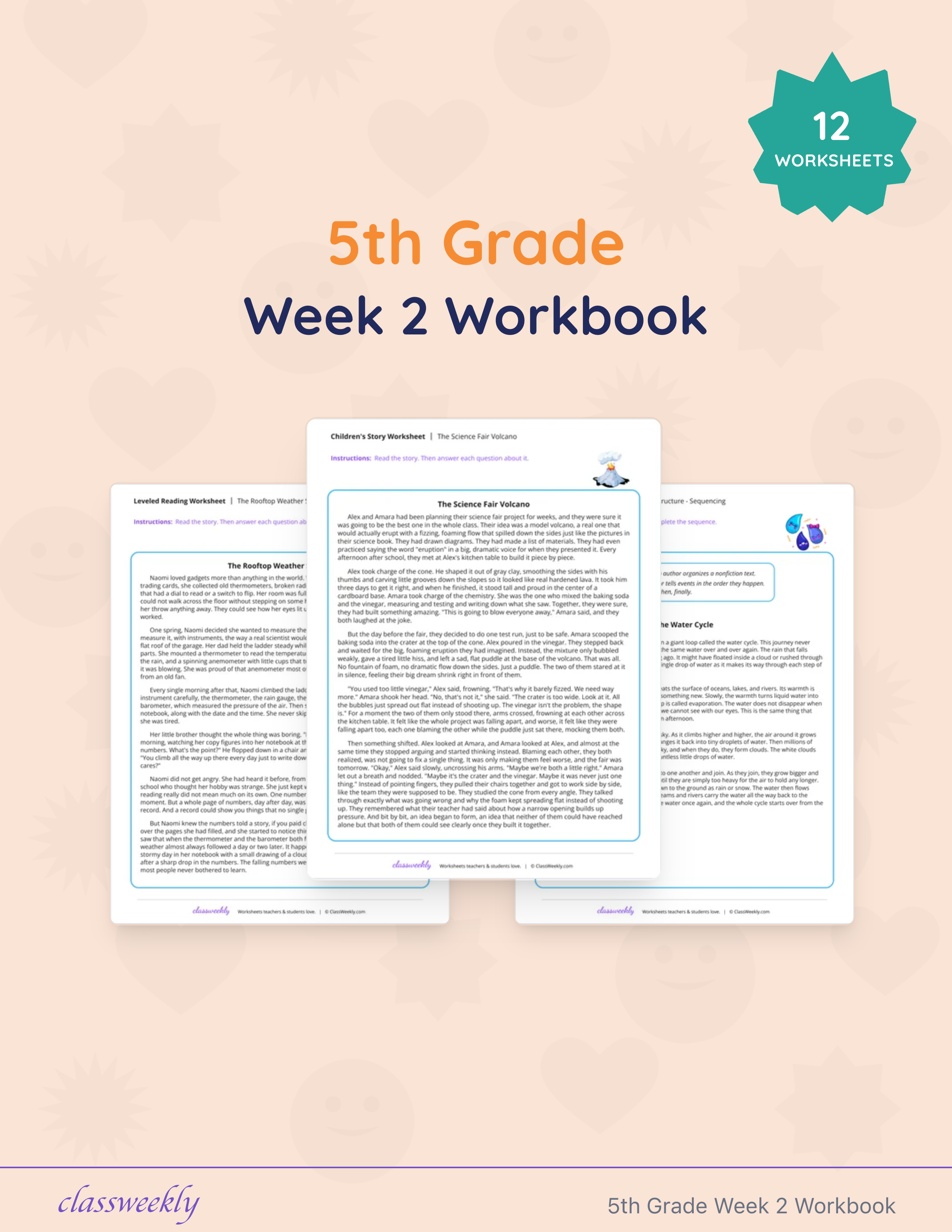 5th Grade Week 2 Workbook cover