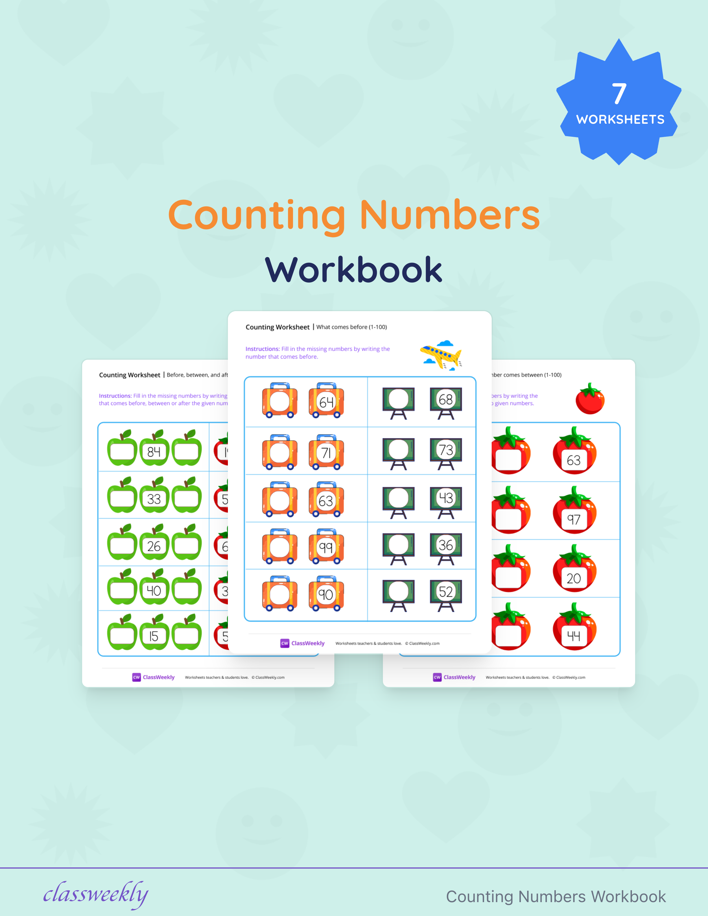 Counting Numbers Workbook cover
