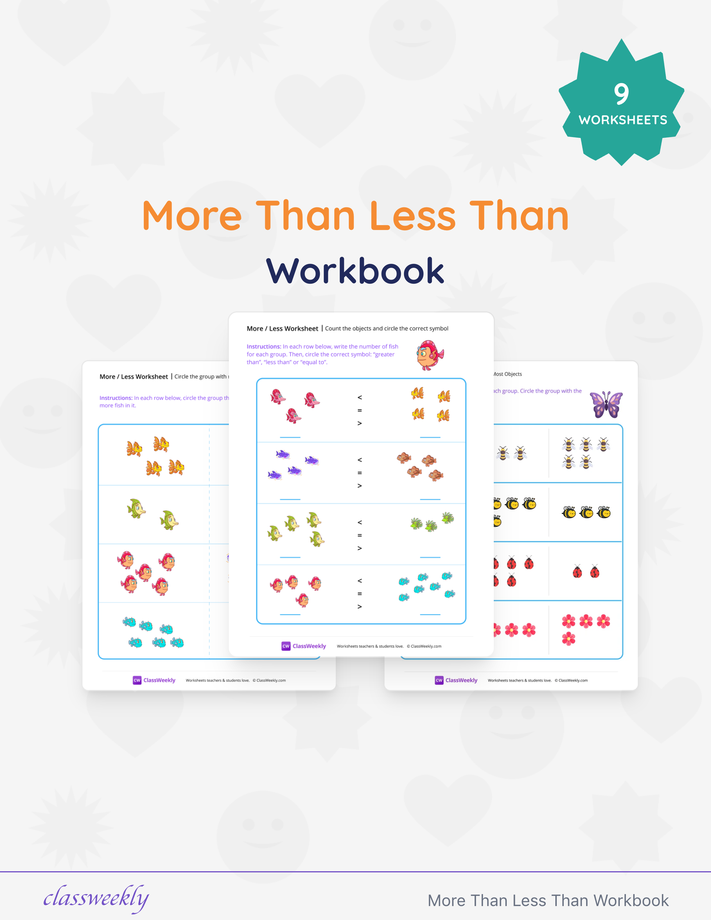 More Than Less Than Workbook cover