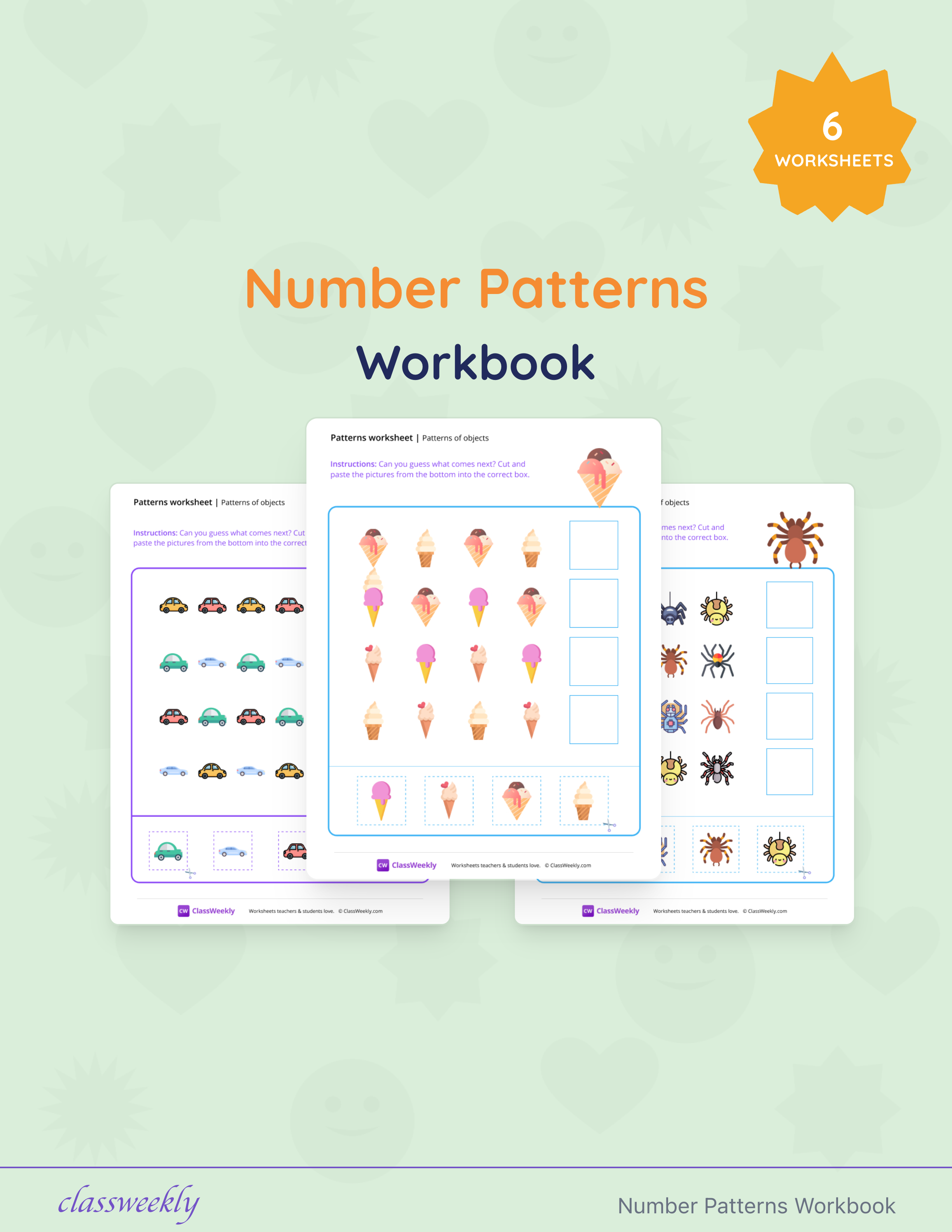 Number Patterns Workbook cover