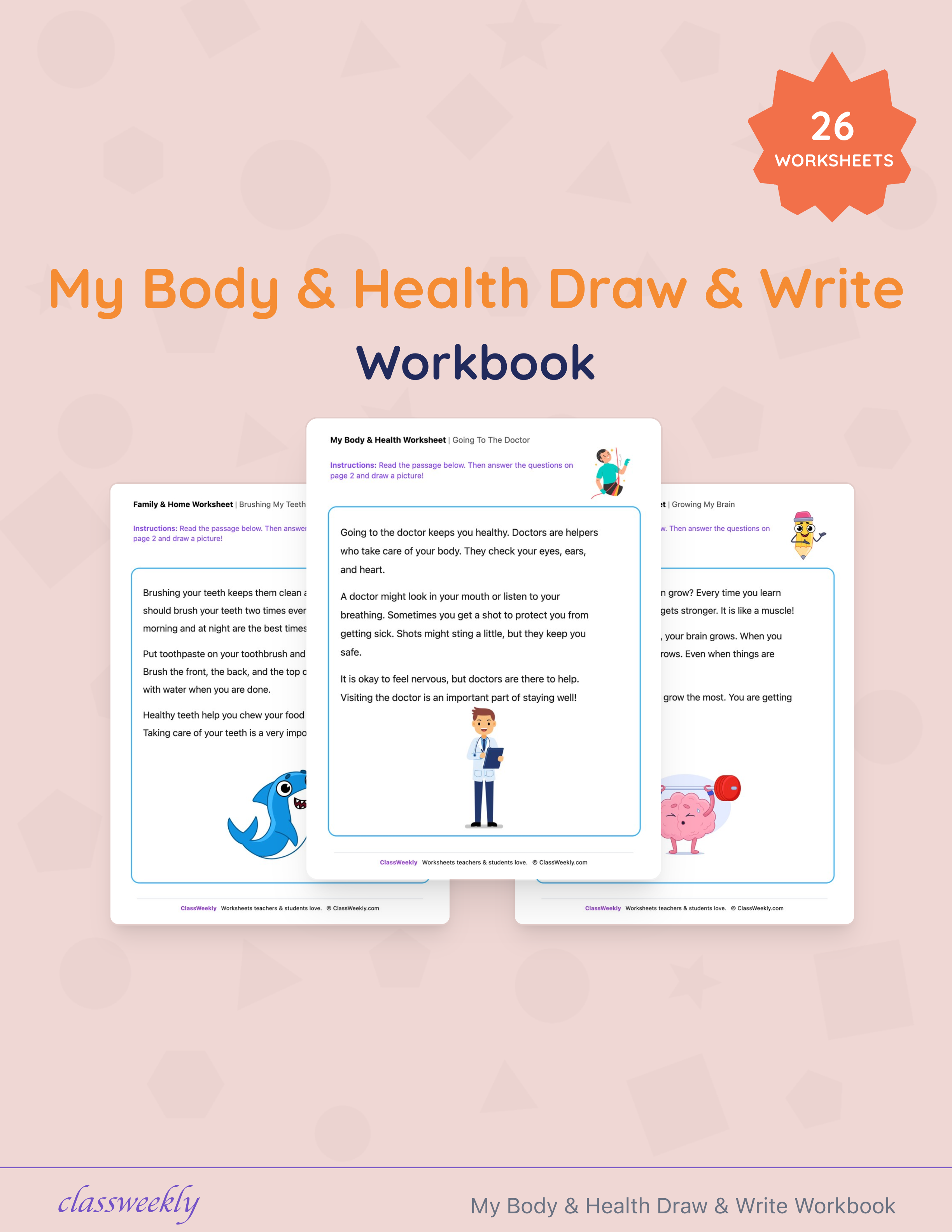 My Body & Health Draw & Write Workbook cover