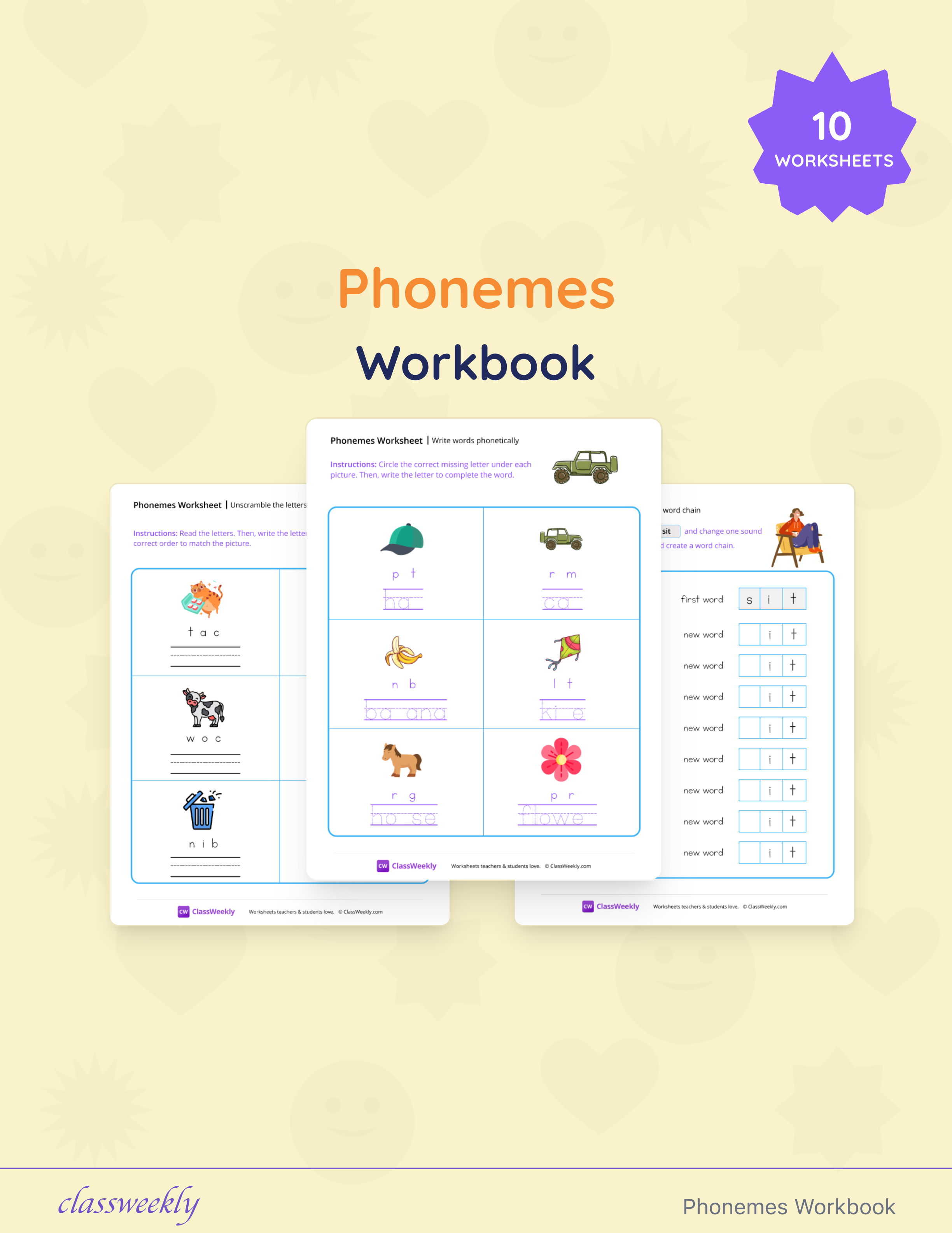 Phonemes Workbook cover