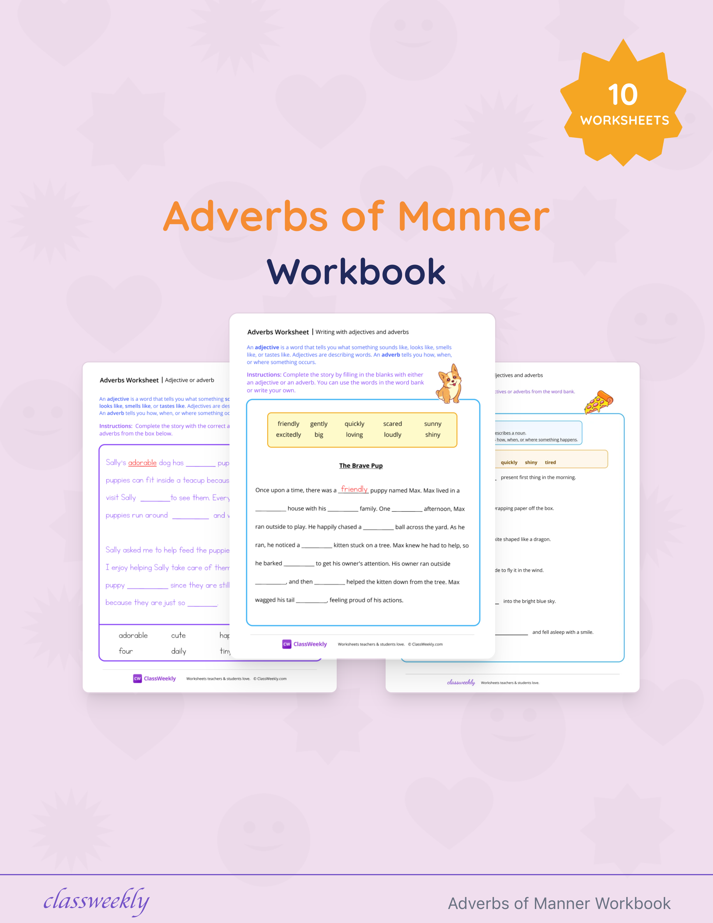 Adverbs of Manner Workbook cover
