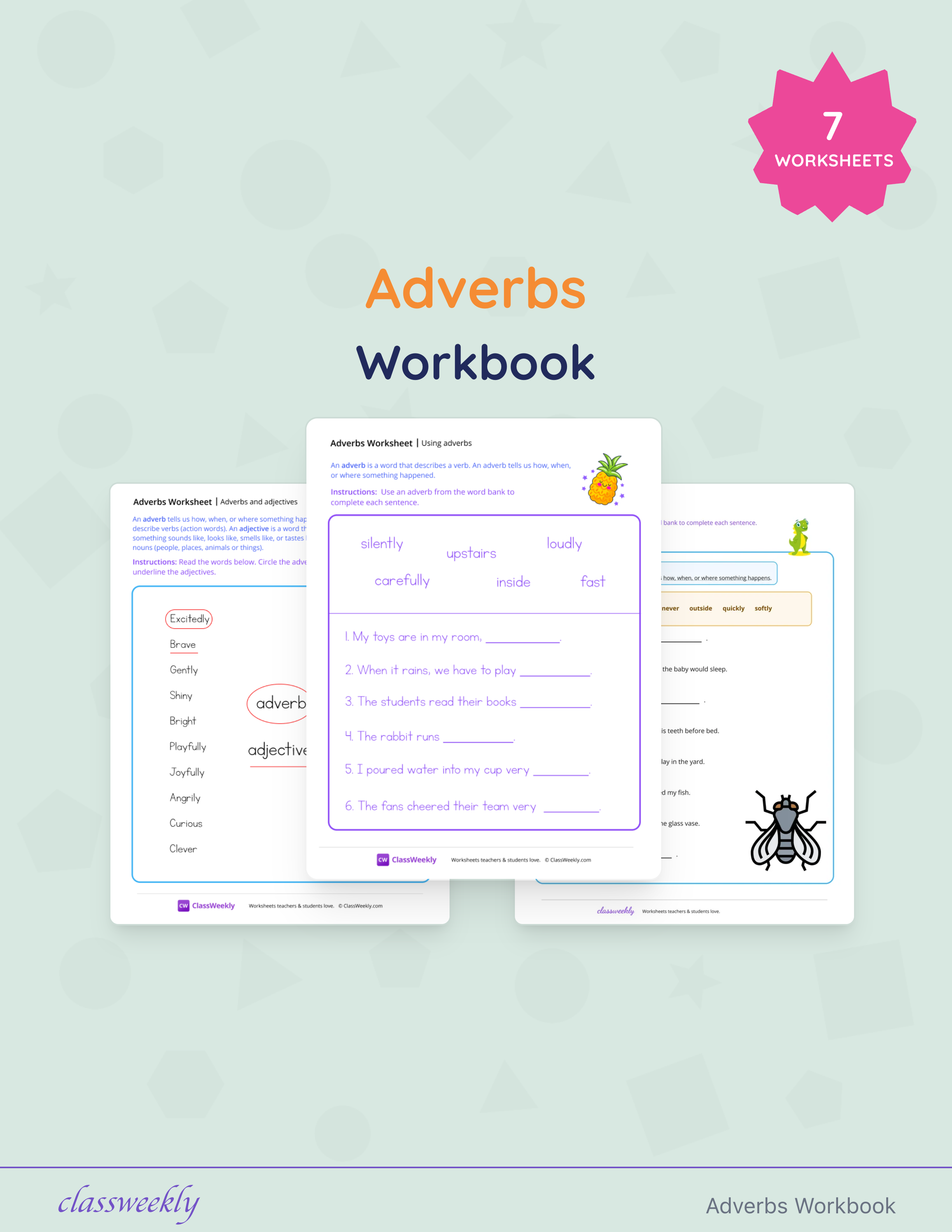 Adverbs Workbook cover