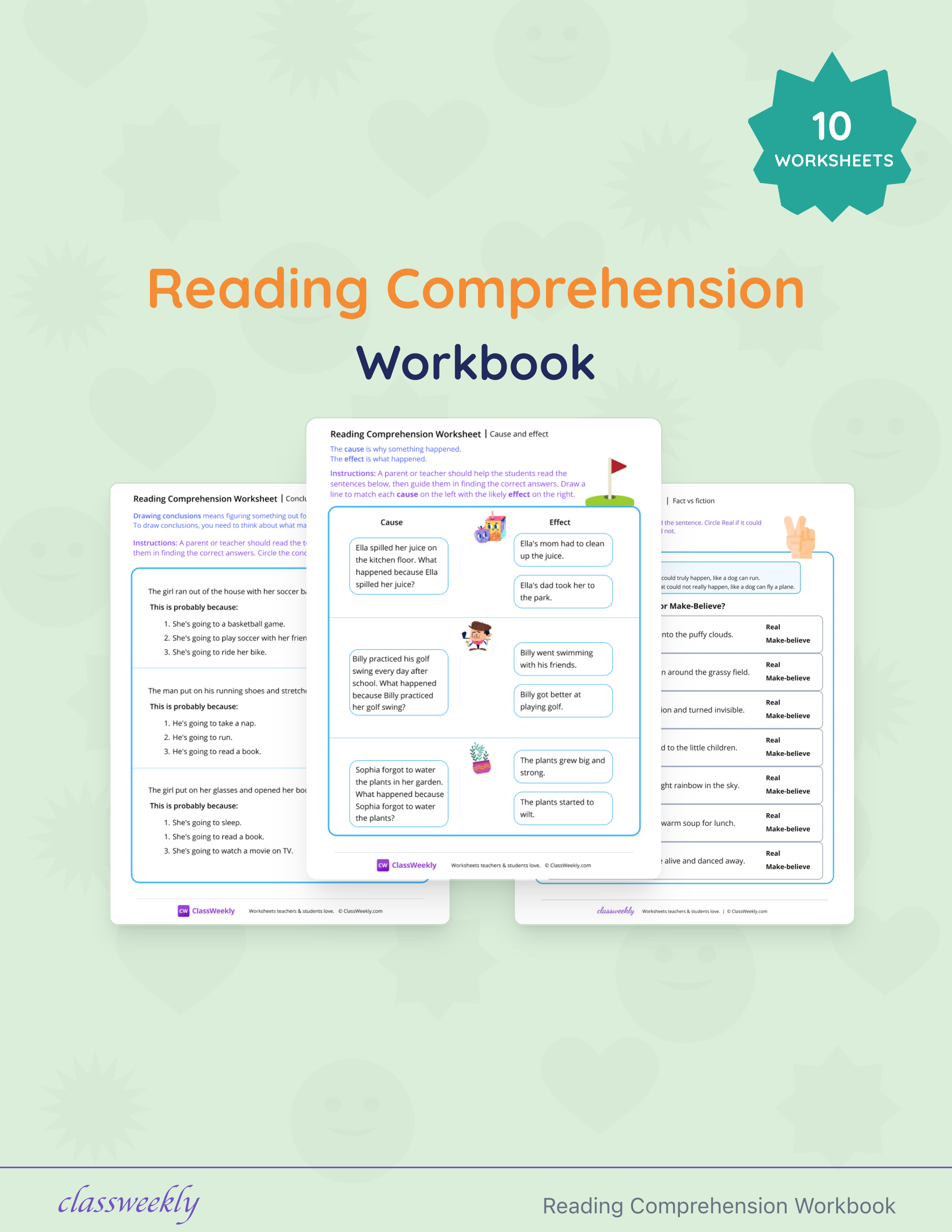 Reading Comprehension Workbook cover