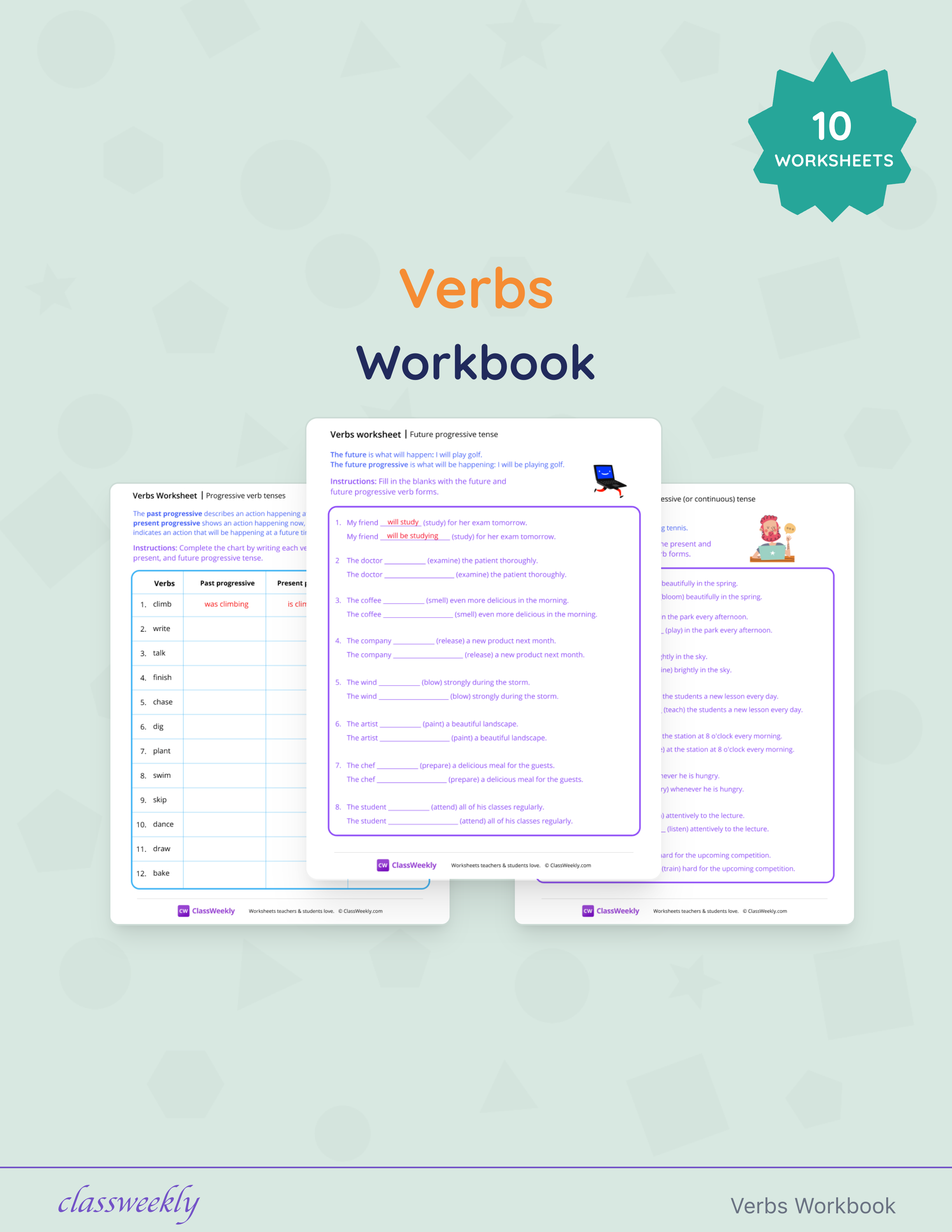 Verbs Workbook cover