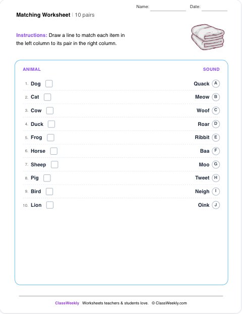 Matching List Maker