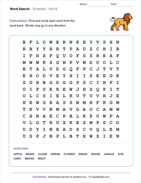 Word Search Maker